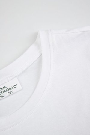 COCCODRILLO t-krekls ar īsam piedurknēm, balti, WC6143211VGA-001-134, 134 cm 