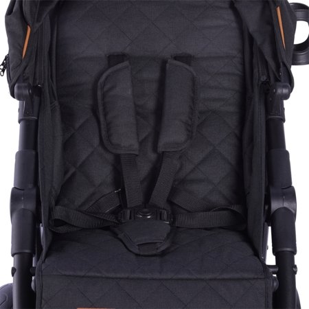 BABYTROLD ratiņi MALAGA, Black, 13-51SN 