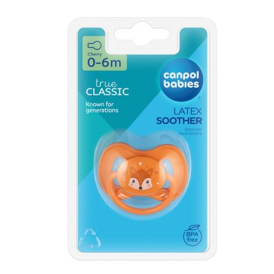 CANPOL BABIES lateksa apaļais māneklītis CUTE ANIMALS, 0-6 m., 22_593_new 