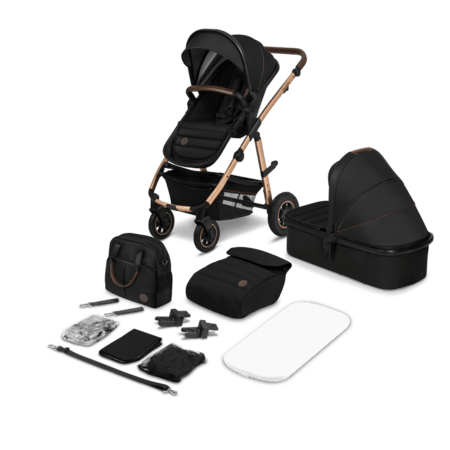 LIONELO universāls ratiņi AMBER 2in1, Black onyx, LO-AMBER 2IN1 