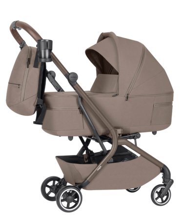 CARRELLO universāls ratiņi MAGIA 2in1, Cocoa beige, CRL-6555