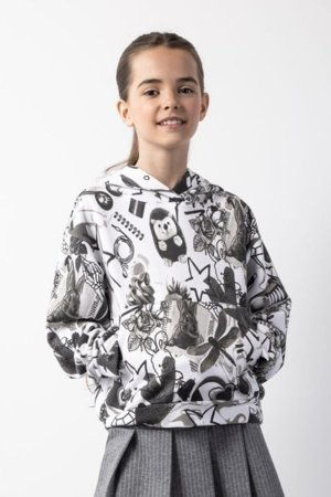COCCODRILLO džemperis CRAFT PUNK GIRL JUNIOR, krāsains, ZC5132301CGJ-022-152, 152 cm 