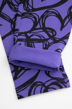 COCCODRILLO leggingi EVERYDAY GIRL A, violeta, ZC5122102VGA-016-164, 164 cm 