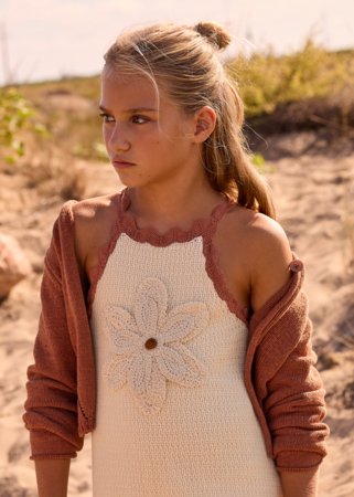 MAYORAL kleita bez piedurknēm, bone, 6.911-34, 157  cm 