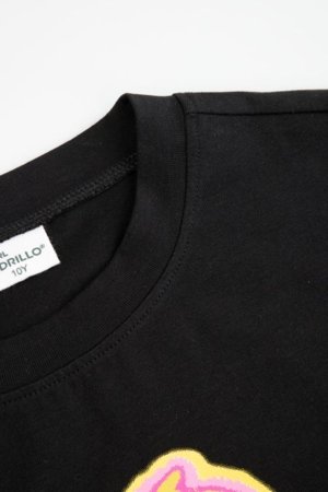 COCCODRILLO t-krekls ar īsam piedurknēm, melni, WC6143204RGJ-021-128, 128 cm 
