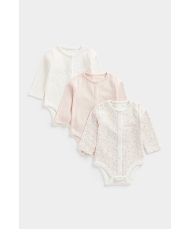 MOTHERCARE bodijs ar garām piedurknēm, 3 gab., CB318 594910