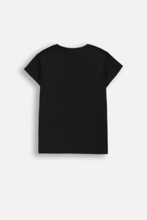 COCCODRILLO t-krekls ar īsam piedurknēm, melni, cm 