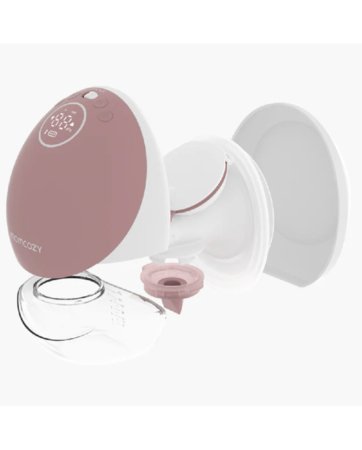 MOMCOZY dubultais elektriskais krūts pumpis M9, rozā 