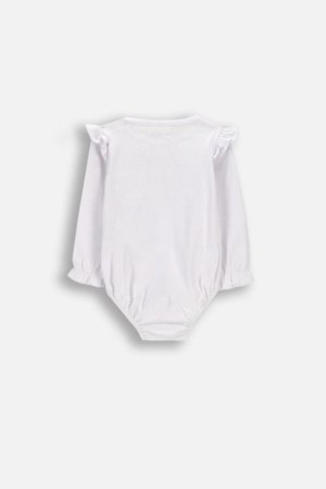 COCCODRILLO bodijs ar garām piedurknēm, balts, izmērs 