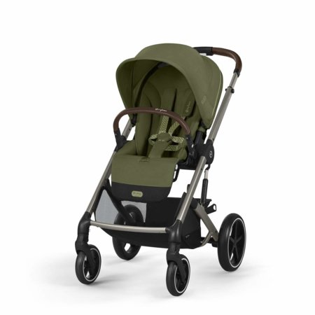 CYBEX ratiņi BALIOS S LUX BLK, Moss green, 525000105 