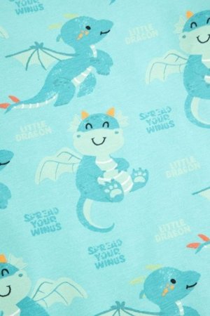 COCCODRILLO krekls ar īsām piedurknēm DRAGONS BOY NEWBORN, zils, WC5143201DBN-013-086, 86 cm 