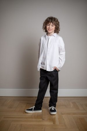 COCCODRILLO bikses, melni, izmērs 