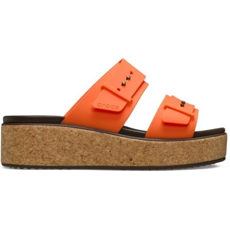 CROCS sandales BROOKLYN CORK BUCKLE dzelteni, 211252-2BV 42,5 izmērs 