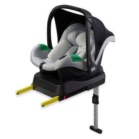 KINDERKRAFT autokrēsls MINK PRO i-Size, 40–75 cm, ar bāzi MINK FX, grey 