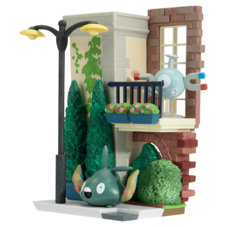 POKEMON figūriņu komplekts “City Street” – Magnemite un Trubbish, PKW3682 