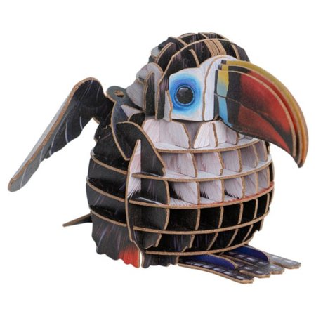 MAKEBUG 3D papīra puzle red-billed toucan, MB-D-0007 