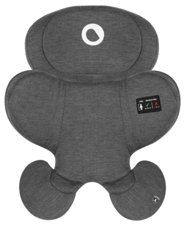 LIONELO autokrēsls HARMONY I-SIZE, Grey graphite leather, 40-150 cm, LO-HARMONY  