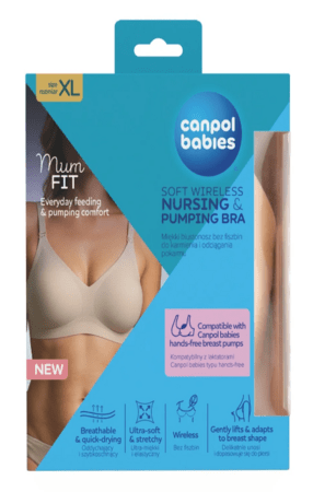CANPOL BABIES Krūšturis, Nursing & Pumping MUM FIT, XL izmērs, 78/016 