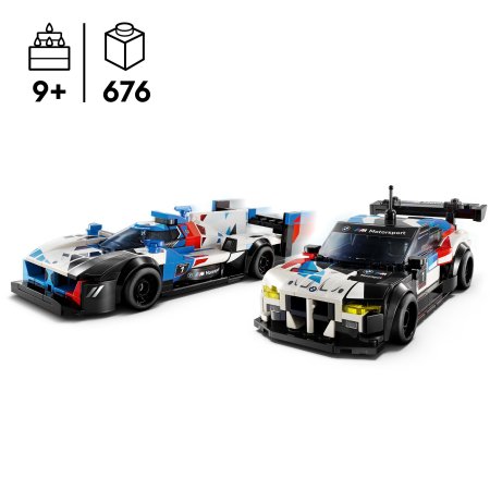 76922 LEGO® Speed Champions BMW M4 GT3 & BMW M Hybrid V8 sacīkšu auto 