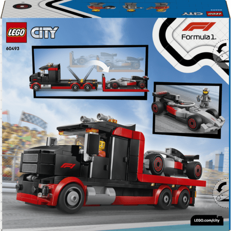 60493 LEGO® City F1® kravas auto ar Audi F1® sacīkšu auto 