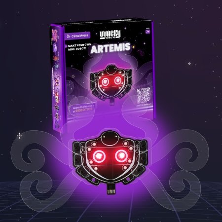 CIRCUITMESS Wacky Robot izglītojošs STEM komplekts Artemis, CM-SA-ARTEMIS 