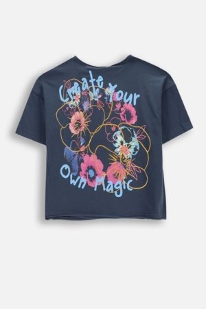 COCCODRILLO t-krekls ar īsam piedurknēm, tumši zili, WC6143203FGJ-015-164, 164 izmērs 