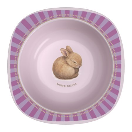 CANPOL BABIES Pirmā bļoda ar piesūcekni 300 ml, Woodland Pink, 32/402_pin 