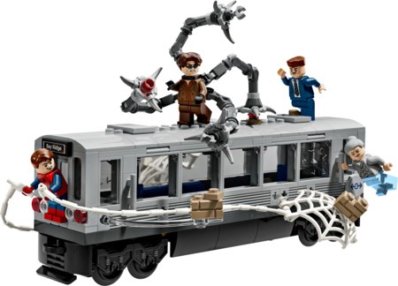 76321 LEGO® Super Heroes Marvel Zirnekļcilvēks pret Doktoru Astoņkāji: metro aina 