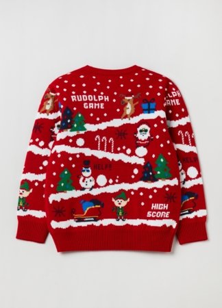 OVS BOY3-10Y TRICOT 2H 6-7 RED 001915489 