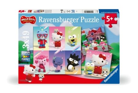 RAVENSBURGER PUZZLE puzle Hello Kitty, 3x49 gab., 12001035 7 