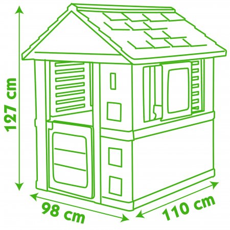 SMOBY Nature rotaļu nams, 7600810712 7600810712