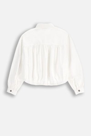 COCCODRILLO krekls ar garām piedurknēm NOSTALGIC MEADOW GIRL JUNIOR, balta, WC5140101NGJ-001-164, 164 cm 