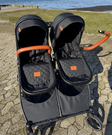 BABYTROLD universals ratini dvīņiem SIBBI DUO, Black, 10-90SN 