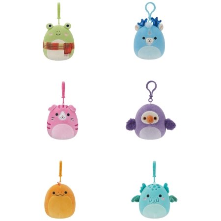SQUISHMALLOWS Piestiprināma mīkstā rotaļlieta 8 cm assort, SQJW3516 