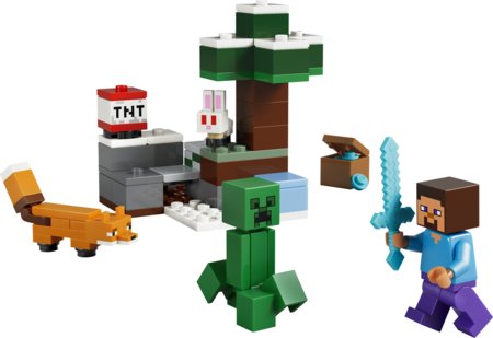 21583 LEGO® Minecraft® Steve piedzīvojums taigā 