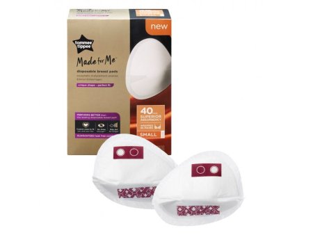 TOMMEE TIPPEE krūšu paliktņi 40 gab, small, white 423629 423629