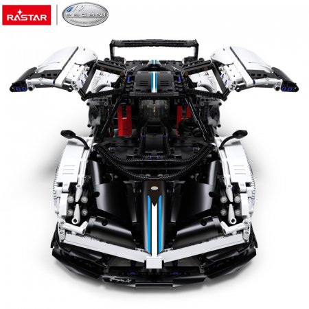 RASTAR 1:8 Pagani Huayra BC Bricks, saliekams auto modelis, 97910 97910