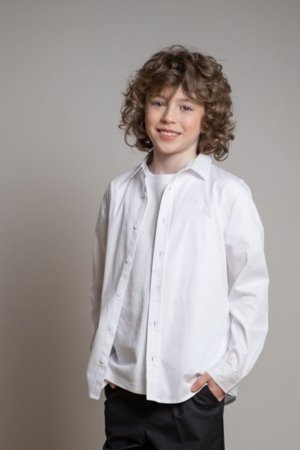 COCCODRILLO krekls ELEGANT JUNIOR BOY, balti, cm 