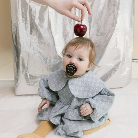 BIBS knupīši COLOUR ROUND RETRO BOW, 6-18 mēn., 2 gab. 