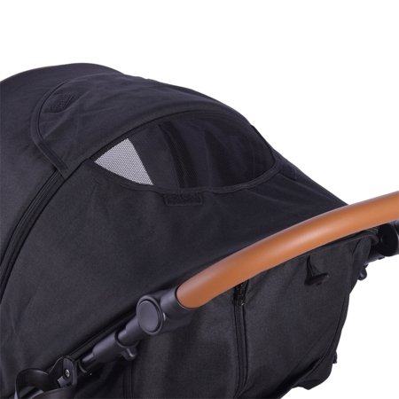 BABYTROLD ratiņi MALAGA, Black, 13-51SN 