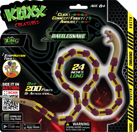 ZING KLIXX CREATUREZ salokāma klaburčūska, KX130R 