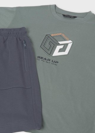 MAYORAL t-krekls ar šorti, bayleaf, 6.690-43, 140 cm 