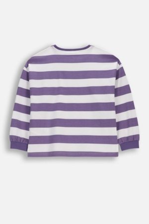 COCCODRILLO t-krekls ar garām piedurknēm, violeti, cm 