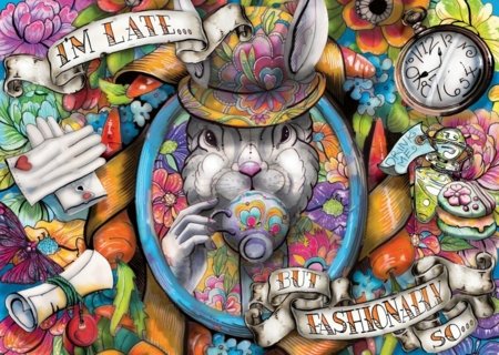 RAVENSBURGER PUZZLE puzle Fashionably Late, 1000 pcs, 12001712 7 