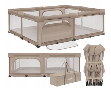 LIONELO manēža FLORENCE XL EASY FOLD, Beige sand, LO-FLORENCE XL EASY FOLD 