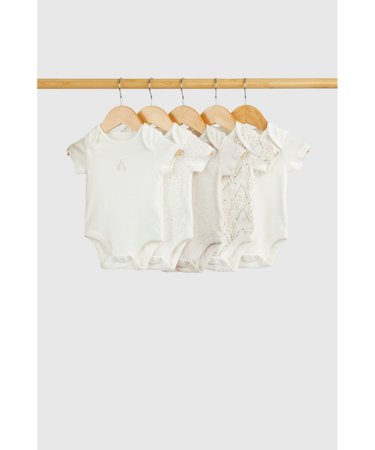 MOTHERCARE bodijs ar īsam piedurknēm, 5gab., GF101 