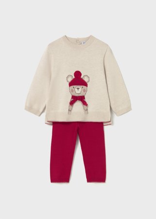 MAYORAL bikses, red, 2.595-80 