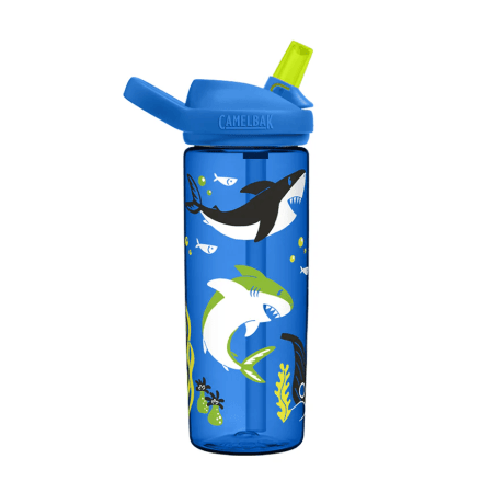 CAMELBAK ūdens pudele Eddy+ Kids, 600ml, Treasure Hunt Shark, 3049401060 