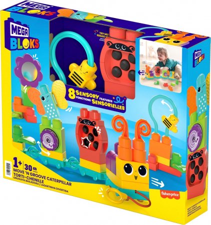 MEGA BLOKS Move 'n Groove kāpurs, HKN44 HKN44