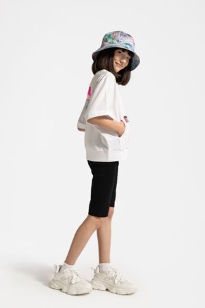 COCCODRILLO legingi INSIDE OCEAN GIRL JUNIOR, melns, WC5122502IGJ-021-164, 164 cm 